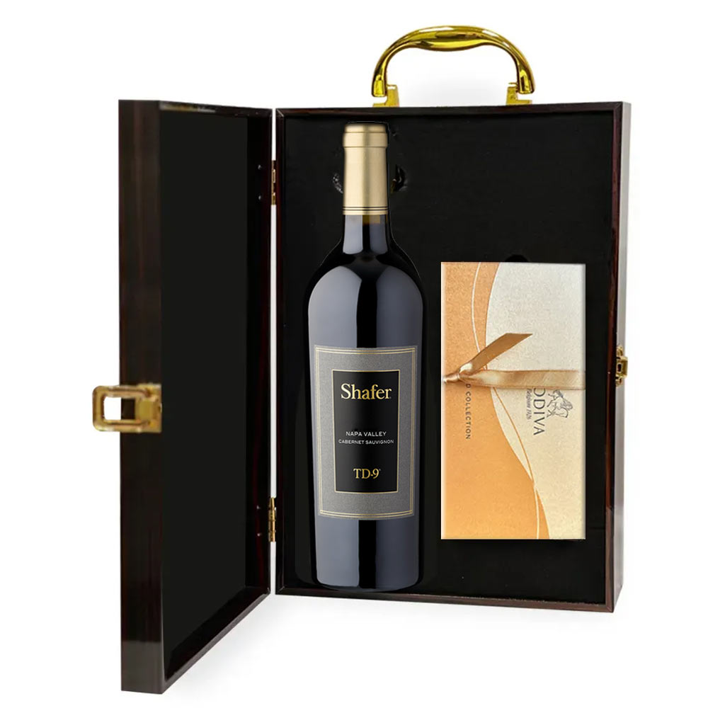 Shafer Napa Valley Wine And Godiva Chocolate Gift Set